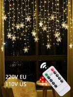 Рождественсветильник светодиодная гирлянда, 3,5 м, сказосветильник светодиодная гирлянда-сосулька, уличная Гирлянда для дома вечерние, сада, Новогоднее украшение 1005003329463889