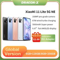 Глобальная версия Xiaomi 11 Lite 5G NE смартфон 128 ГБ/256 ГБ Восьмиядерный Snapdragon 778G камера 64 мп 90 Гц 1005003337245114