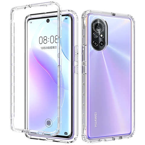 Полноразмерный Прозрачный чехол для Huawei Nova 8 5G, чехлы для Nova 9 SE, противоударный бампер из ТПУ, гибкие чехлы для телефонов Honor X7 X8 Funda 1005003349958667
