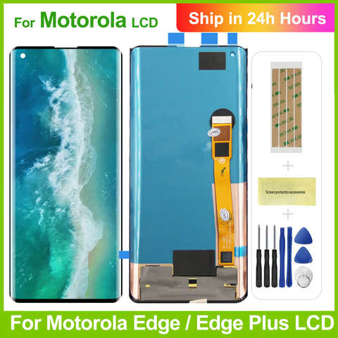 6,7 ''Оригинальный ЖК-дисплей для Motorola Moto Edge + дигитайзер сенсорного экрана в сборе для Moto Edge Plus дисплей для Moto Edge LCD 1005003350853135