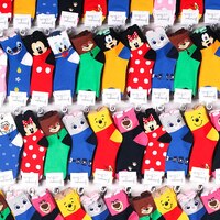 Новые женские хлопковые Мультяшные носки Disney, длинные милые женские рождественские носки с Минни, Микки, стичем, милые рождественские подарки 1005003372463419