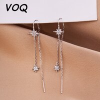 VOQ 925 женские длинные серьги-кисточки со звездами 1005003381753954