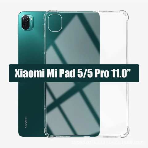 Чехол для xiomi mi pad5, прозрачная подушка безопасности, Мягкий Силиконовый противоударный чехол для xiaomi xiami, my mipad5, mi pad 5 pro, 2021 защитные чехлы 1005003397152155
