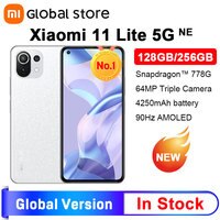 Глобальная версия Mi 11 Lite 5G NE смартфон 128 ГБ/256 ГБ 90 Гц Восьмиядерный Snapdragon 778G камера 64MP Xiaomi 11 Lite 5G NE 1005003402113803
