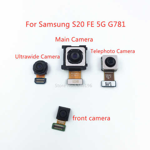 1 шт. задняя большая Основная камера Фронтальная камера Модуль гибкий кабель для Samsung Galaxy S20FE S20 FE 5G G781 оригинальная Запасная часть 1005003403423343