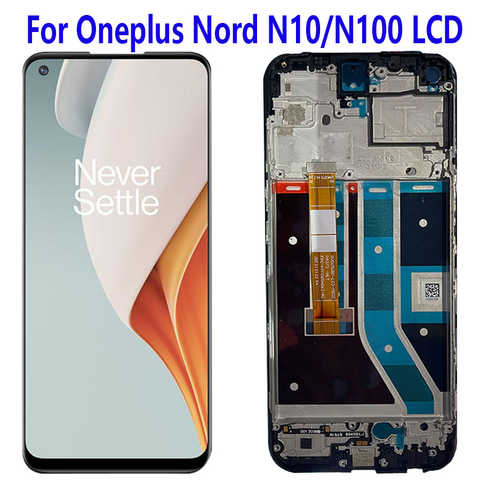 Оригинальный ЖК-дисплей для OnePlus Nord N10 5G, сенсорная панель, дигитайзер, запасные части для One Plus Nord N10 N100 N200 LCD 1005003406461295