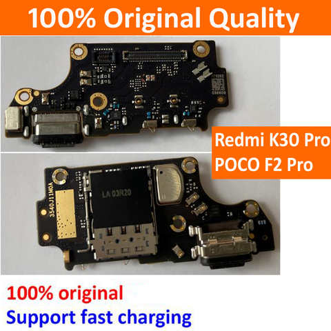Оригинальная зарядная плата для Xiaomi Mi POCO F2 Pro, быстрая зарядка, USB разъем, зарядный порт, гибкий кабель для Redmi K30 Pro, микрофон 1005003410345119