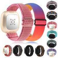 Нейлоновый эластичный ремешок для часов Fitbit Versa Sense, тканый ремешок для Fitbit Versa 3/Versa 2/Versa Lite, аксессуары для спортивного браслета 1005003412126707