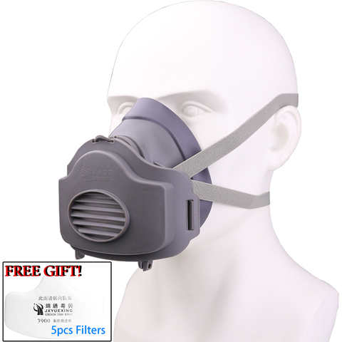 Многоразовый пылезащитный респиратор, Резиновая Защитная хлопковая маска для работ, плотников, каждый день 1005003416732985