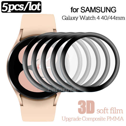 Защита экрана для Samsung Galaxy Watch 4 40 мм 44 мм полное покрытие 3D изогнутая ультратонкая защитная пленка HD для Active 2 (не стекло 1005003419781058