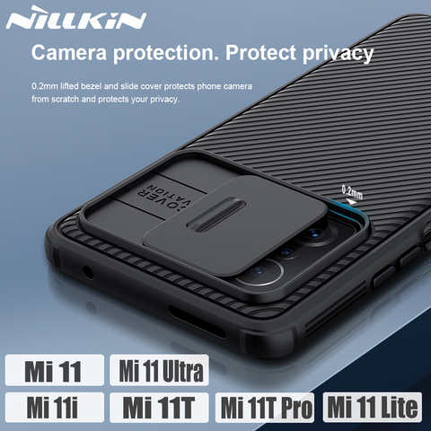 Защитный чехол Nillkin для камеры Xiaomi Mi 11T Pro 5G Mi11 Ultra Mi 11i 11 Lite 4G защитный чехол для объектива жесткий корпус Capa Coque 1005003420985235