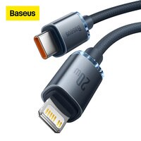 Кабель Baseus USB Type C PD 20 Вт для iPhone 14 13 12 Pro X 8, кабель быстрой зарядки для iPhone, кабель USB Type C, код провода 1005003422876634