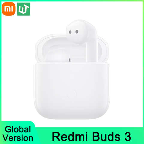 Xiaomi Redmi Buds 3 TWS Bluetooth-наушники Беспроводные наушники-вкладыши IP54 Водонепроницаемая гарнитура с двумя микрофонами Наушники с шумоподавлением при вызове 1005003427804249