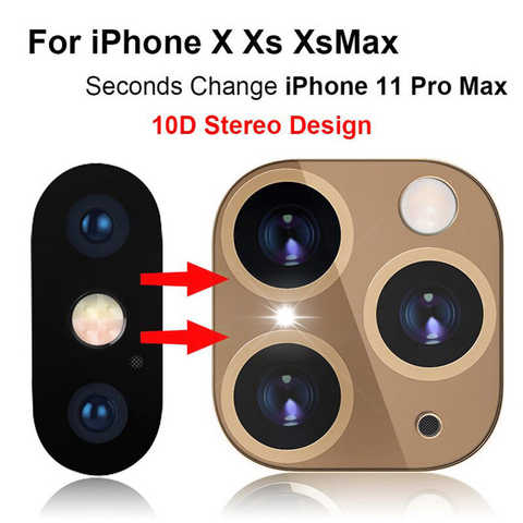 Пленка для объектива камеры для IPhone X/XS, замена за секунды, защитная кольцевая крышка для IPhone 11 Pro MAX, защитная пленка для объектива камеры 1005003427850870