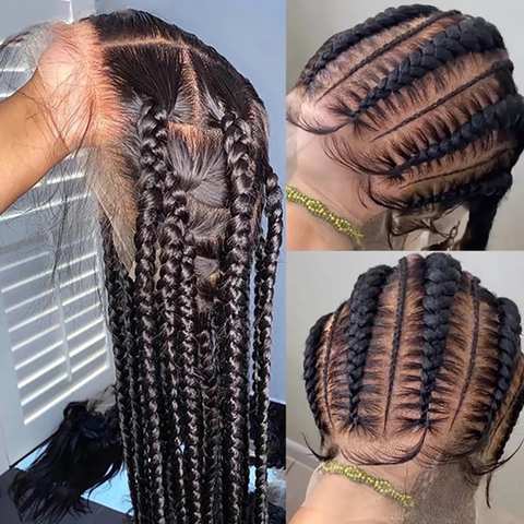 180 плотные прямые парики из человеческих волос HD Full Lace, безклеевые передние парики на полной сетке, человеческие волосы, 360 прямые парики на сетке для чернокожих женщин 1005003439401435