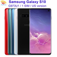 Samsung Galaxy S10 G973U1, ОЗУ 8 ГБ, ПЗУ 128/512 ГБ, 6,1 дюйма, Snapdragon NFC, сканер отпечатка пальца, 4G LTE, Оригинальный разблокированный телефон 1005003453621316