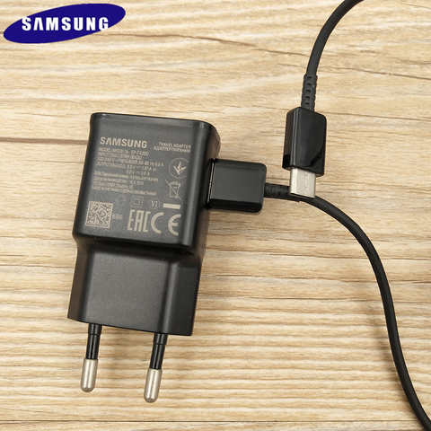 Оригинальное быстрое зарядное устройство Samsung 9 В/100 А, адаптер для зарядки 3,1 см, USB 3. 0 Type-C кабель для Galaxy A30 A50 A70 S A21S M31S M40 M51 M60 1005003457419469