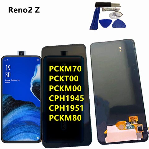 6,53 "AMOLED для Oppo Reno2 Z RENO 2Z ЖК-дисплей кодирующий преобразователь сенсорного экрана в сборе Замена для OPPO RENO PCKM70, cph45 1005003464010701