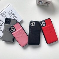 Роскошный Карманный Кошелек PD 4 для карт, дизайнерский чехол-подставка для телефона iPhone 14Pro 14 Pro Max 13 11 12 Pro XR XS Max 7 8 Plus, задняя крышка 1005003466444740