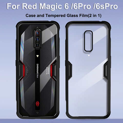2 в 1 Защитная пленка для экрана для ZTE Red Magic 6s Pro 6s Pro Чехол для Red Magic 6 Pro 6Pro жесткая задняя крышка для Nubia Red Magic 6 1005003484345809