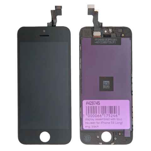Дисплей в сборе с тачскрином для Apple iPhone 4, 4S, 5, 5S, 6, 7, 7 plus, 8, SE, X, 11 (AAA, Tianma) черные и белые 1005003487054529