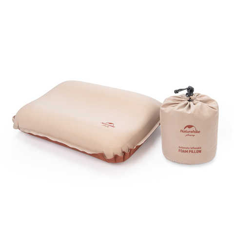 Подушка надувная Naturehike, удобная Бесшумная пенопластовая переносная, для кемпинга и путешествий, удобное хранение, оборудование для лагеря 1005003489041514