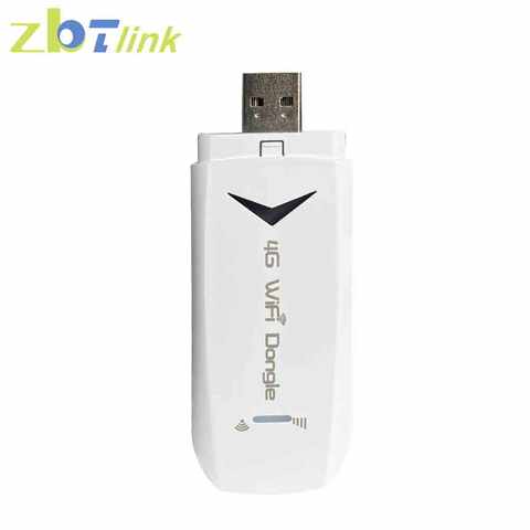 Zbtlink Разблокированный Мобильный USB 4G LTE модем беспроводной ключ Wifi роутер 150 Мбит/с слотом для SIM-карты карманный для автомобиля яхты улицы 1005003490374836