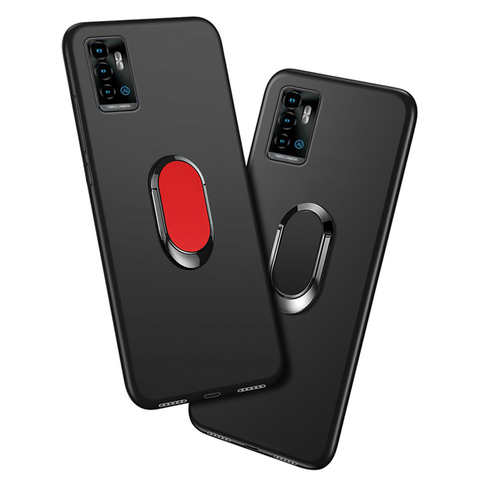 Чехол ZTE Blade A71 роскошный мягкий черный силиконовый магнитный автомобильный держатель для ZTE Blade A71 3 Гб 64 Гб чехлы 1005003491739490