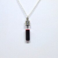 Стеклянное ожерелье с подвеской в виде бутылки крови, украшение в готическом стиле, Дракула, Хэллоуин 1005003511222990