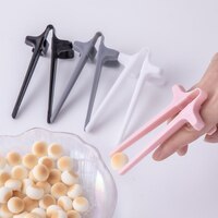 Не грязный Пинцет для рук и пальцев, палочки для еды, игр, закусок, пинцет без рук, Вспомогательный зажим, аксессуары для пикапа 1005003514517839
