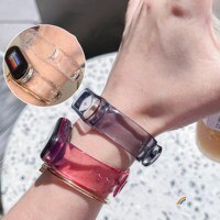 Ремешок силиконовый для Xiaomi Mi band 3 4 5 6 7, сменный спортивный умный Браслет для наручных часов Mi band 6 5 1005003533591799