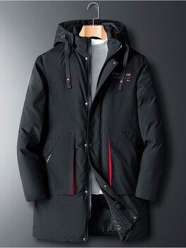 Толстые пуховики и парки, пальто больших размеров 6XL 7XL 8XL 2022, брендовая теплая зимняя мужская черная серая Классическая стеганая куртка, одежда 1005003535716118