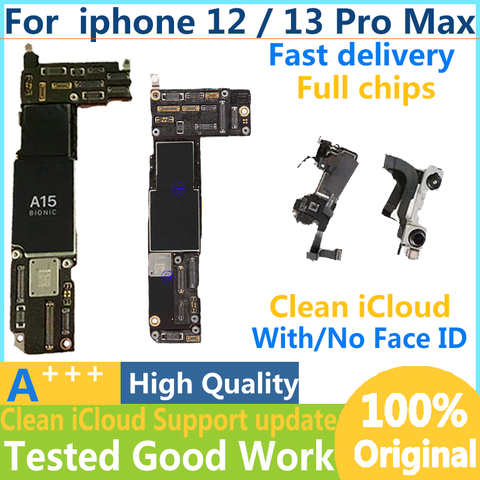 Материнская плата для iPhone 12/13Pro/MAX с поддержкой iOS, обновление без iCloud, Логическая плата для iPhone12 и 13 Pro Max, полные чипы, рабочий Мб 1005003558670211