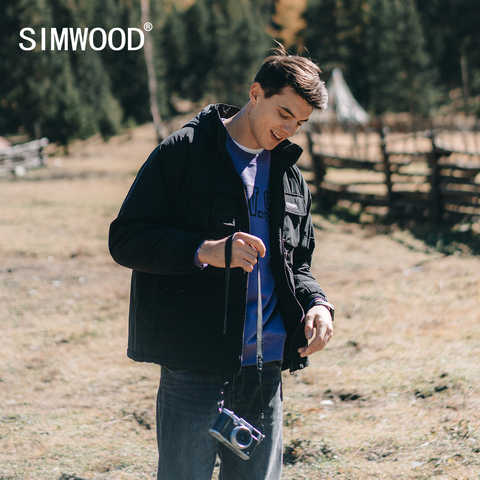 SIMWOOD 2022 весенне-зимнее новое пальто-карго, Мужская парка с несколькими карманами, куртка большого размера, верхняя одежда размера плюс, брендовая одежда 1005003562497802
