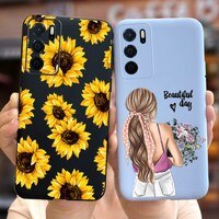 Для Oppo A16 чехол A16s Стильный цветочный бабочка пчела Мягкий силиконовый чехол для телефона Oppo A16 A 16 OppoA16 CPH2269 чехол s чехлы 1005003563415736