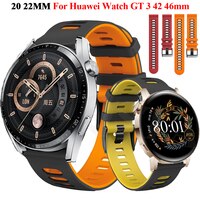 Ремешок силиконовый для смарт-часов Huawei Watch GT3 GT 3 42 46 мм, браслет для наручных часов GT 2 GT2 Pro, 20 22 мм 1005003575068828