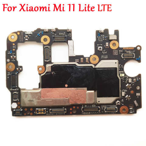 Оригинальная материнская плата для Xiaomi Mi 11 Lite, протестированная, полностью Рабочая, оригинальная разблокированная материнская плата, логическая схема, глобальная LTE 1005003575912869