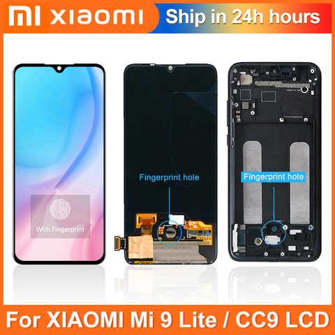 6,39 ''оригинальный Super AMOLED дисплей для Xiaomi Mi CC9 ЖК-дисплей для Xiaomi Mi 9 Lite M1904F3BG сенсорный экран дигитайзер 1005003577499109