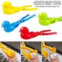 Клипса в форме утки для изготовления снежков, детская пластиковая форма для зимнего песка, инструмент для снежной игры, уличные веселые спортивные игрушки 1005003578810562