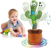 Танцующий кактус, динамик песни 120, говорящий голос, повторно танцующие очки, Поющая игрушка, говорящая плюшевая игрушка для детей и взрослых, рождественский подарок 1005003579479324