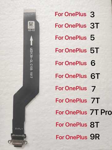 Док-станция для OnePlus 3/3T/5/5T/6/6T/7/7T/8T/9/9R/8 Pro, зарядный порт USB Type-C, гибкий кабель, запасные части в сборе 1005003591665006