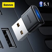 Baseus USB Bluetooth адаптер BA04 передатчик приемник Adaptador Bluetooth 5.1 беспроводное подключение наушников музыкальный аудио адаптер 1005003593594961