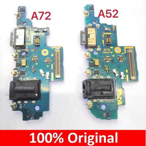 Оригинал для Samsung Galaxy A72 A32 A52 A12 A02 USB зарядная док-станция Соединительная плата гибкий кабель 4G стандарта 1005003597209045
