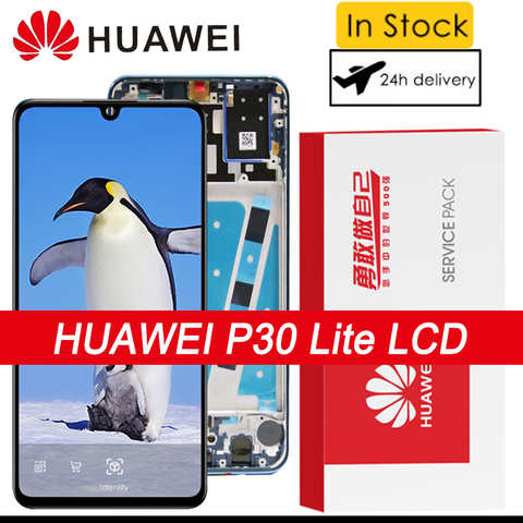 100% Оригинальный 6,15 ''дисплей с рамкой для Huawei P30 Lite MAR-LX1 LX2 AL01 ЖК сенсорный экран дигитайзер Запасные части 1005003601161952
