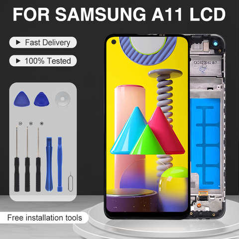 Catteny A115M A115F дисплей для Samsung Galaxy A11 ЖК-дисплей с сенсорным экраном дигитайзер A115U A115A в сборе 1005003601458929