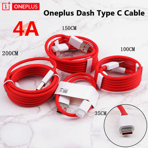 Оригинальный зарядный кабель USB Type-C для OnePlus 6/5T/5/3T/3, 4A, 0.35-2 м 1005003605198698