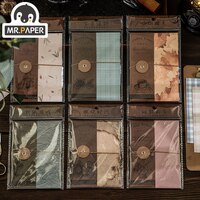 Mr.Paper 6 Дизайн старая серия справочников Ретро материал бумага специальный бумажный материал Упаковка Креативный DIY декоративный материал бумага 1005003605251219