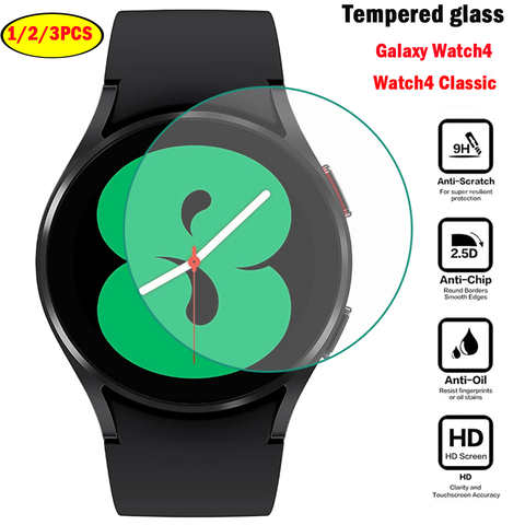 Закаленное стекло для Samsung Galaxy Watch 4/classic/Active 2/Gear S3 44 мм 40 мм 46 мм 42 мм, HD Прозрачная гидравлическая пленка, защита экрана 1005003606692006