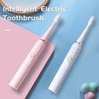 Звуковая электрическая зубная щетка для мужчин и женщин, для взрослых, не перезаряжаемая, мягкая, с мехом, полностью автоматическая, водонепроницаемая, Coupl 1005003609761142