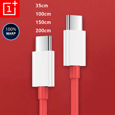 Новый для Oneplus 8T Warp зарядный кабель для One Plus 1 + 8 7 Pro 7t 6t 6 5t 5 3T 65W 6. 5А Тип C к Type C кабель USB PD USB-C провод 1005003614637605